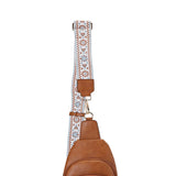 Simply Southern Leather Sling Bag for Women in Brown