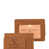 Simply Southern Mens Leather Money Clip Wallet in Brown