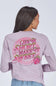 Simply Southern Life Is Short Make It Sweet Long Sleeve T-Shirt for Women in Purple