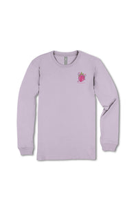 Simply Southern Life Is Short Make It Sweet Long Sleeve T-Shirt for Women in Purple