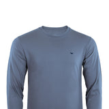 Mens Simply Southern Shirts Long Sleeve Lake Lab T-Shirt for Men in Blue