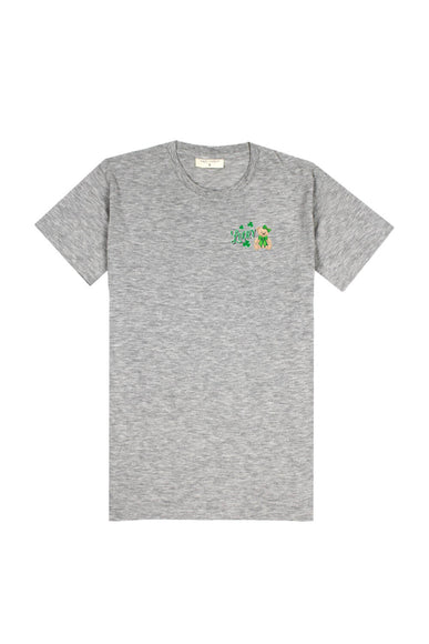 Women's Shirts Simply Southern Lucky Teddy T-shirt for Women in Heather Grey