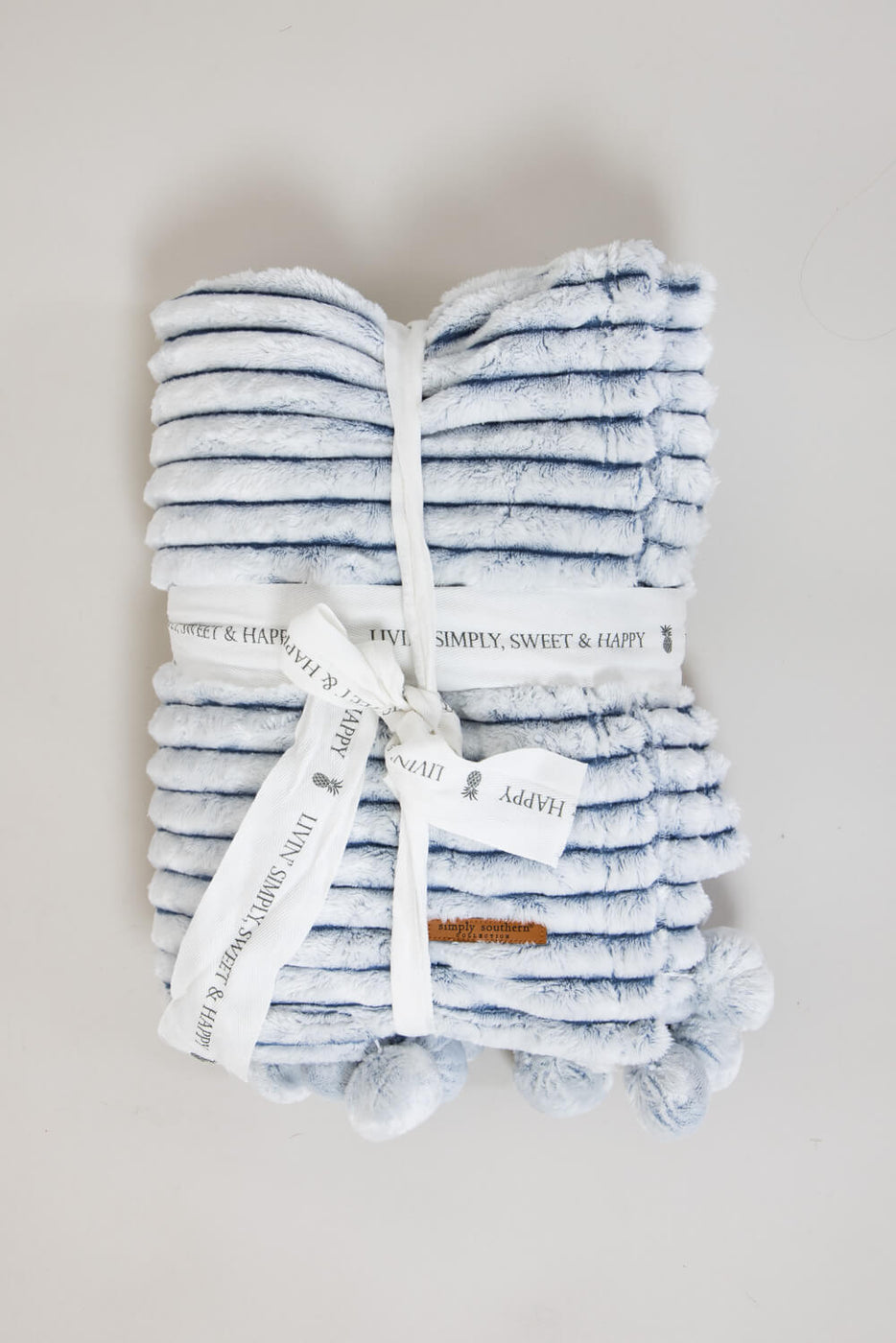 Steel blue throw blanket best sale