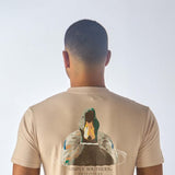 Simply Southern Men's Shirts Mallard Duck T-Shirt for Men in Khaki
