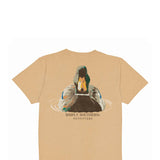 Simply Southern Men's Shirts Mallard Duck T-Shirt for Men in Khaki