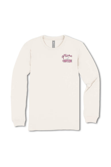 Simply Southern Mama Goose Long Sleeve T-shirt for Women in Linen 