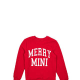 Girls Simply Southern Youth Merry Mini Braid Sweater for Girls in Red