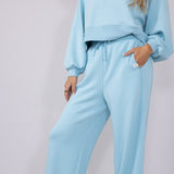 Simply Southern Modal Sloan Pant for Women in Ice Blue