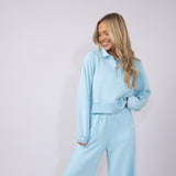 Simply Southern Modal Sloan Pant for Women in Ice Blue