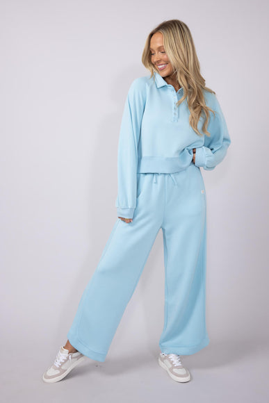 Simply Southern Modal Sloan Pant for Women in Ice Blue