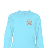 Simply Southern Long Sleeve More Dogs T-Shirt for Women in Pool