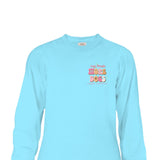 Simply Southern Plus Size Long Sleeve More Dogs T-Shirt for Women in Pool