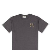 Simply Southern Plus Size Multi Camo Bow T-Shirt for Women in Grey