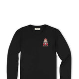 Simply Southern Plus Size Y’all Are Nuts Long Sleeve T-Shirt for Women in Black