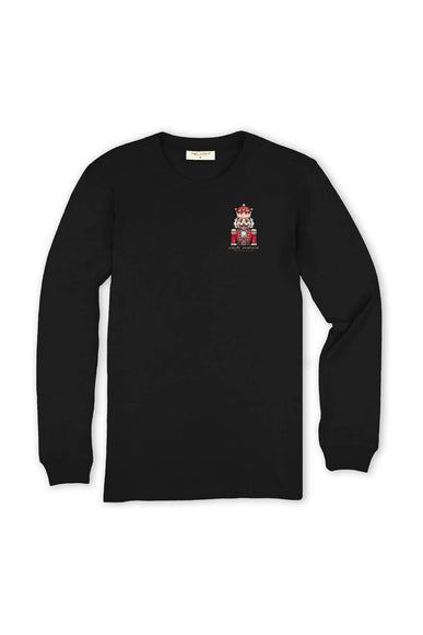 Simply Southern Plus Size Y’all Are Nuts Long Sleeve T-Shirt for Women in Black