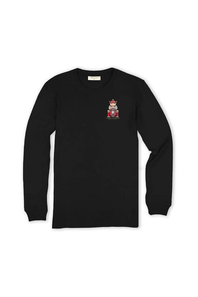Simply Southern Y’all Are Nuts Long Sleeve T-Shirt for Women in Blac