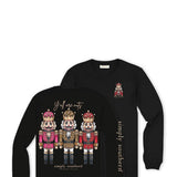 Simply Southern Y’all Are Nuts Long Sleeve T-Shirt for Women in Blac