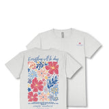 Womens Simply Southern Everything Will Be Okay T-shirt for Women in Beige