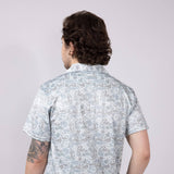 Mens Simply Southern Camo Print Polo for Men in Green