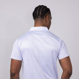 Simply Southern Mens Stripe Polo for Men in Purple