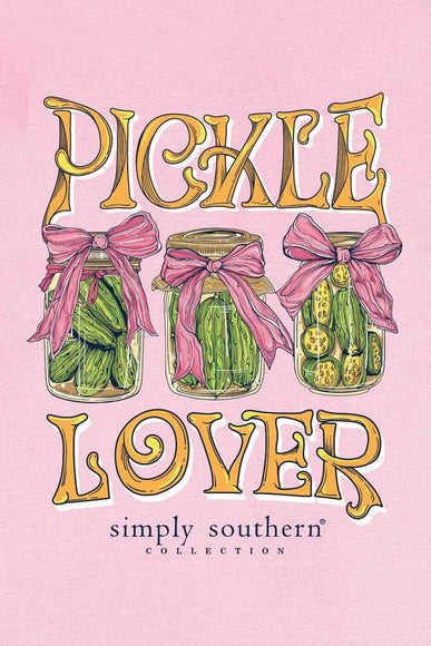 Simply Southern Pickle Lover T-Shirt for Women in Fancy Candy
