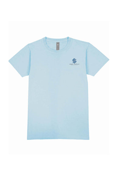 Simply Southern Women's Plus Size Anything Is Possible T-shirt for Women in Ice Blue
