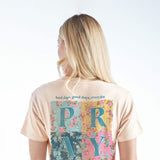 Simply Southern T-Shirts Pray Everyday T-Shirt for Women in Natural