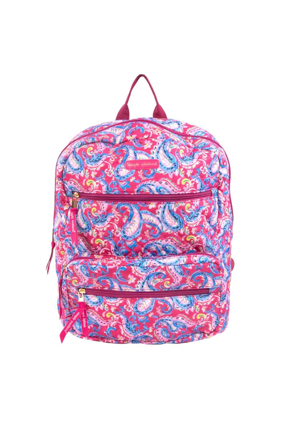 Simply Southern Quilted Backpack for Women in Paisley