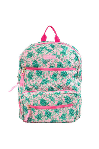 Simply Southern Quilted Backpack for Women in Sea Turtle