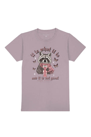 Simply Southern Plus Size It Is What It Is Raccoon T-Shirt for