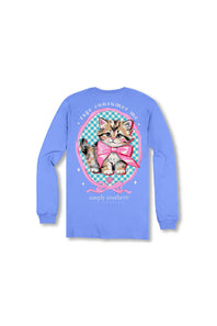 Simply Southern Youth Rage Consumes Me Long Sleeve T-Shirt for Girls in Blue