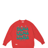 Simply Southern Plus Size Falala Sweatshirt for Women in Red