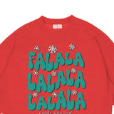Simply Southern Plus Size Falala Sweatshirt for Women in Red