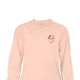 Simply Southern Long Sleeve Retro Santa T-Shirt for Women in Cream