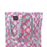 Simply Southern Rolling Tote Bag in Pink Shell