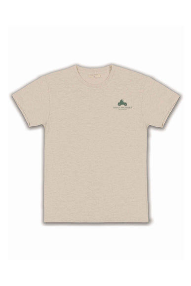 Mens Simply Southern T-Shirts Sasquatch T-Shirt for Men in Oat Heather