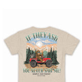 Mens Simply Southern T-Shirts Sasquatch T-Shirt for Men in Oat Heather