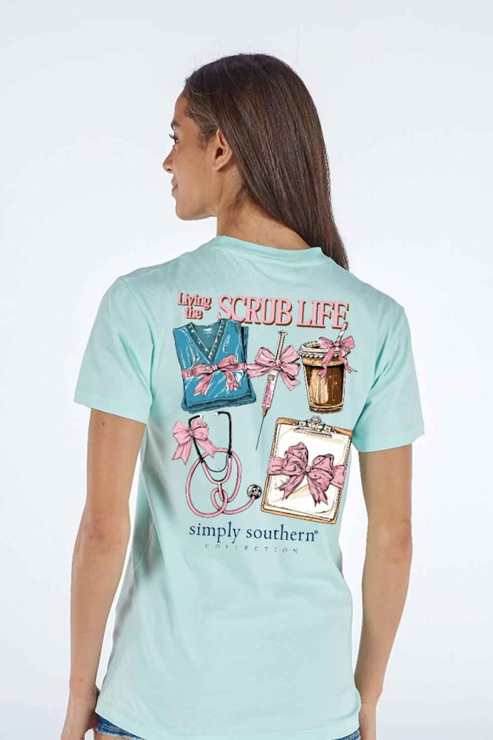 Apparel Scrub Life Shirt Simply Southern Simply Southern Living
