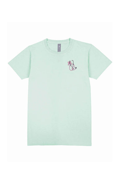 Simply Southern Living The Scrub Life T-Shirt for Women in Mint