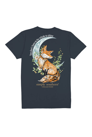 Women's Simply Southern Shirts Whole To Shine T-Shirt for Women in Heather Navy
