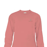 Simply Southern Plus Size Long Sleeve Sloth Sparkle T-Shirt for Women in Rouge