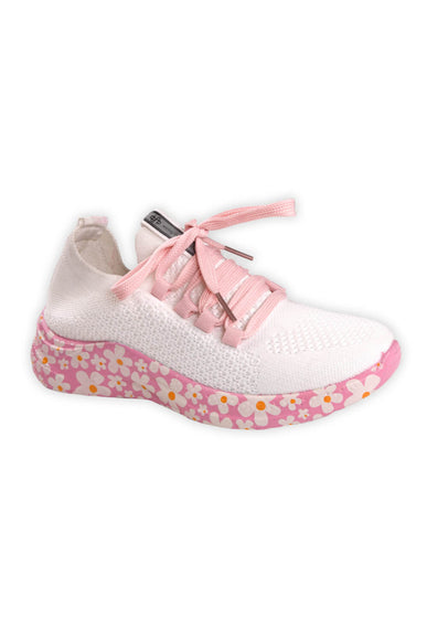 Simply Southern Shoes Sneakers for Women in Flower White