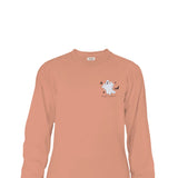 Girls Simply Southern Youth Long Sleeve Spooky Vibes T-Shirt for Girls in Cafe