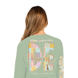 Simply Southern Long Sleeve Delaware T-Shirt for Women in Sage
