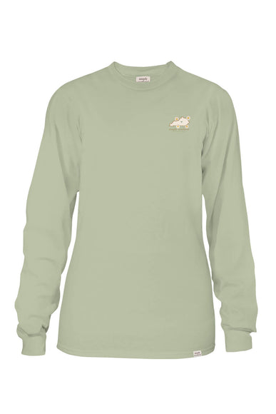 Simply Southern Long Sleeve Kentucky T-Shirt for Women in Sage
