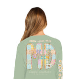 Simply Southern Long Sleeve Maryland T-Shirt for Women in Sage
