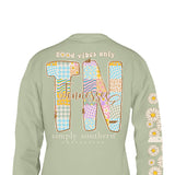 Simply Southern Long Sleeve Tennessee T-Shirt for Women in Sage
