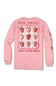Simply Southern Plus Size Stay Sweet Long Sleeve T-Shirt for Women in Pink