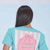 Simply Southern I Survived Storms T-Shirt for Women in Washed Blue