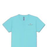 Simply Southern I Survived Storms T-Shirt for Women in Washed Blue